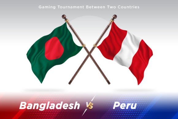 Bangladesh Versus Peru Two Flags: A Comparative Visual Design Concept