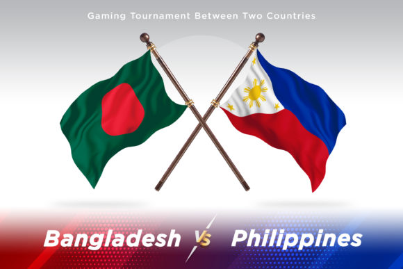 Bangladesh Versus Philippines Two Flags: A Creative Design Resource