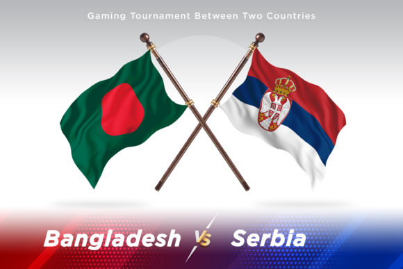 Bangladesh Versus Serbia Two Flags: A Visual Concept for Global Representation