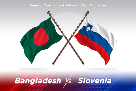 Bangladesh Versus Slovenia Two Flags: A Creative Concept in Design