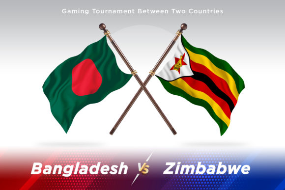 Bangladesh Versus Zimbabwe Two Flags: A Creative and Practical Design Asset