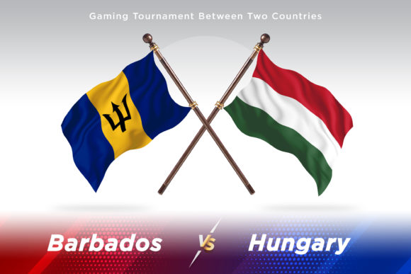 Barbados Versus Hungary Two Flags: A Creative Illustration for Global Comparisons