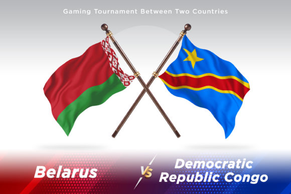 Belarus Versus Congo, Democratic Flags
